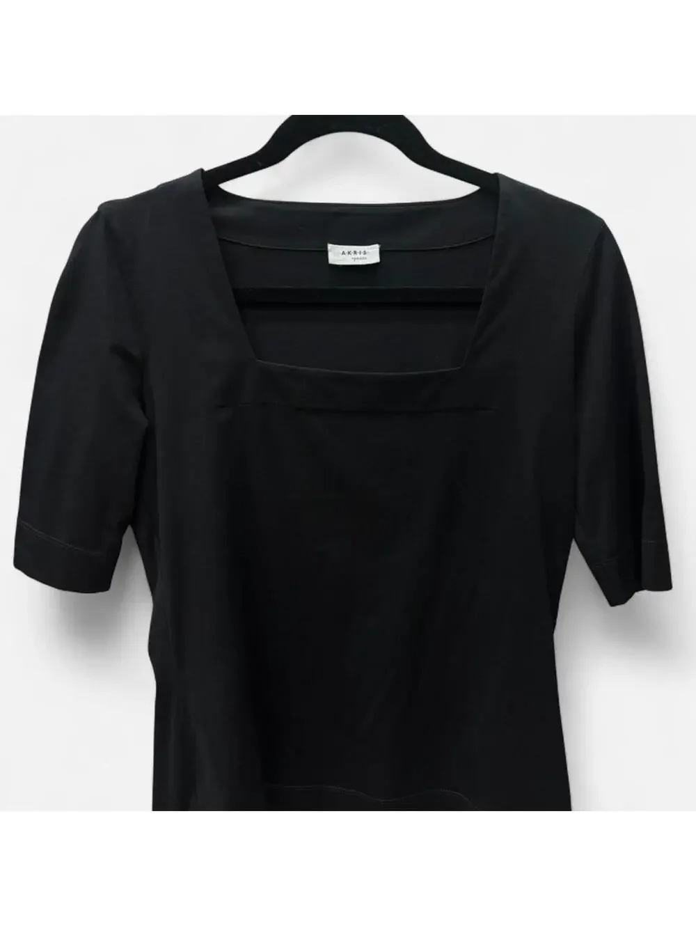 Akris punto - square neck jersey t-shirt.